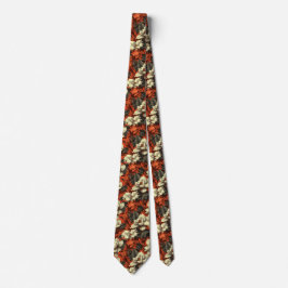 Edgy Gifts For Men Gardenias Flower Krawatte