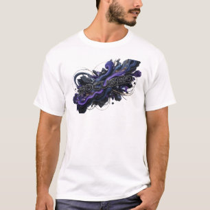 Edgy Navy FOCUSED T-Shirt