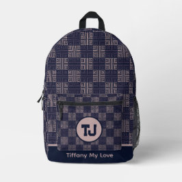 Edgy Summer Name Custom Backpack Bedruckter Rucksack