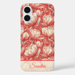 Edgy Teacher Appreciation Gift Tulip Flower Name iPhone 16 Hülle