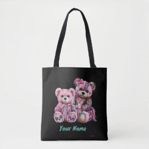 Edgy Too Punk Rosa Bären Tasche