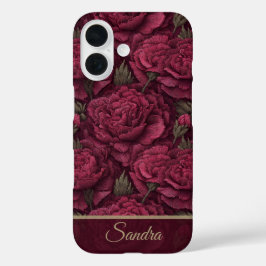 Edgy Women Gift Carnation Flower Name iPhone 16 Hülle