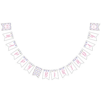 EDIAG Happy Birthday Sign Wimpelkette