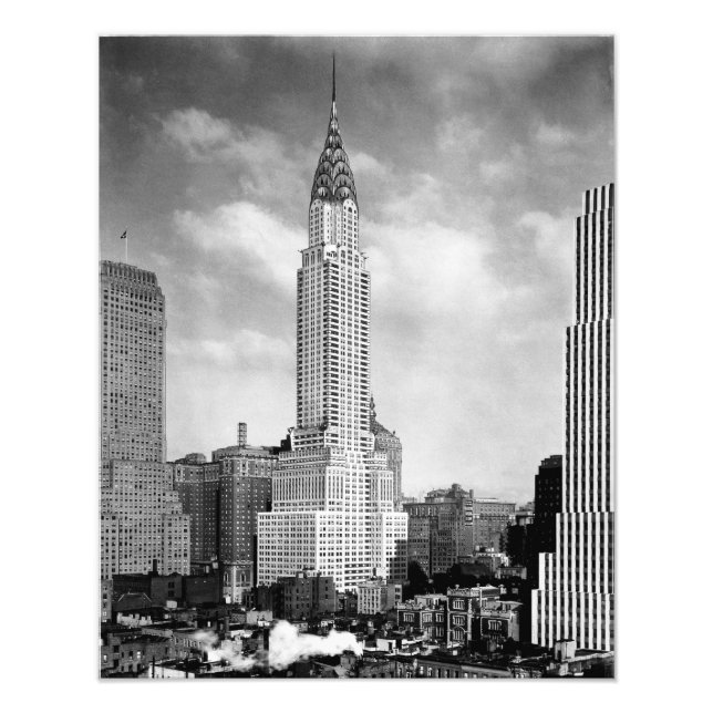 Édifice Chrysler, IMPRIMER PHOTO 1930 (Devant)