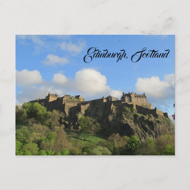 Edimbourg Scotland Castle Carte postale Voyage (Devant)