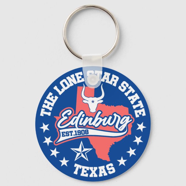 Edinburg, Texas Schlüsselanhänger (Vorderseite)