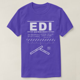 Edinburgh Airport EDI Tee Shirt