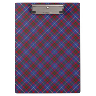 Edinburgh-Bezirktartan-Klemmbrett Klemmbrett