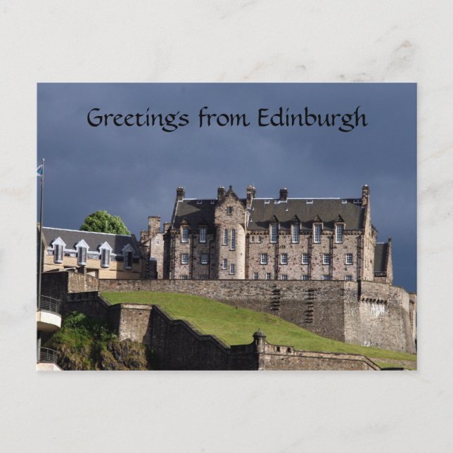 edinburgh Burg Postkarte (Vorderseite)