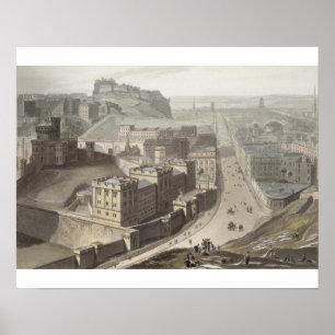 Edinburgh, Calton Hill, A Voyage Around Poster