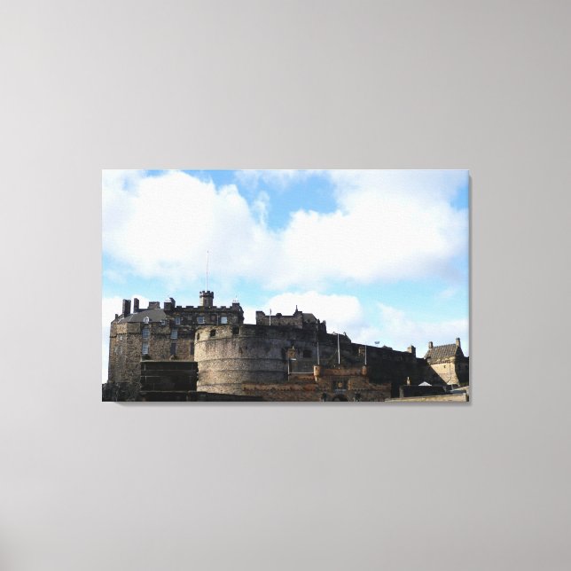 Edinburgh Castle in Schottland Leinwanddruck (Vorderseite)