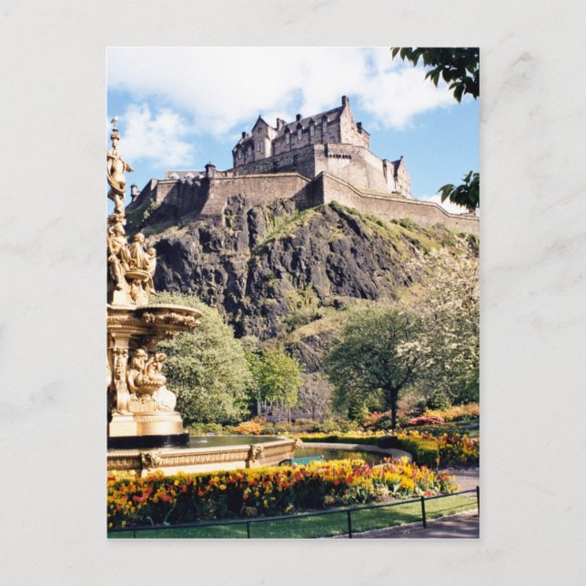 Edinburgh Castle Postkarte (Vorderseite)
