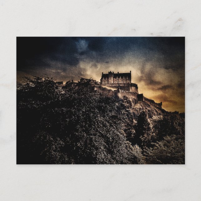Edinburgh Castle Postkarte (Vorderseite)