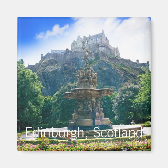 Edinburgh Castle, Schottland Magnet (Vorne)