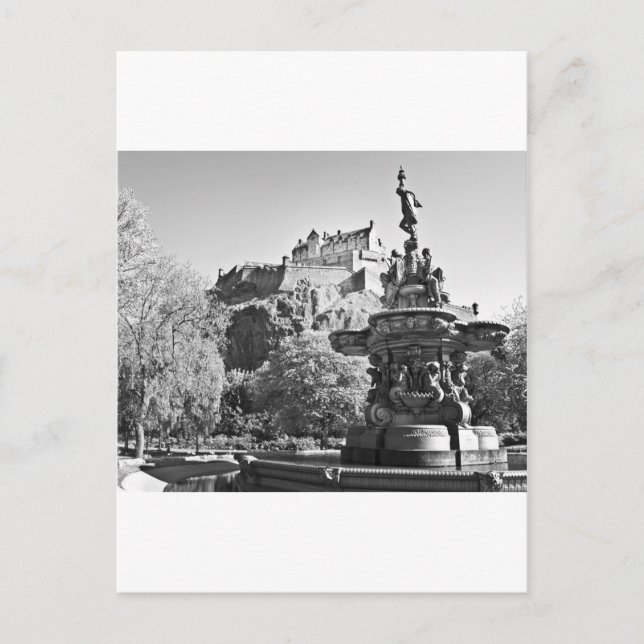 Edinburgh Castle, Schottland Postkarte (Vorderseite)