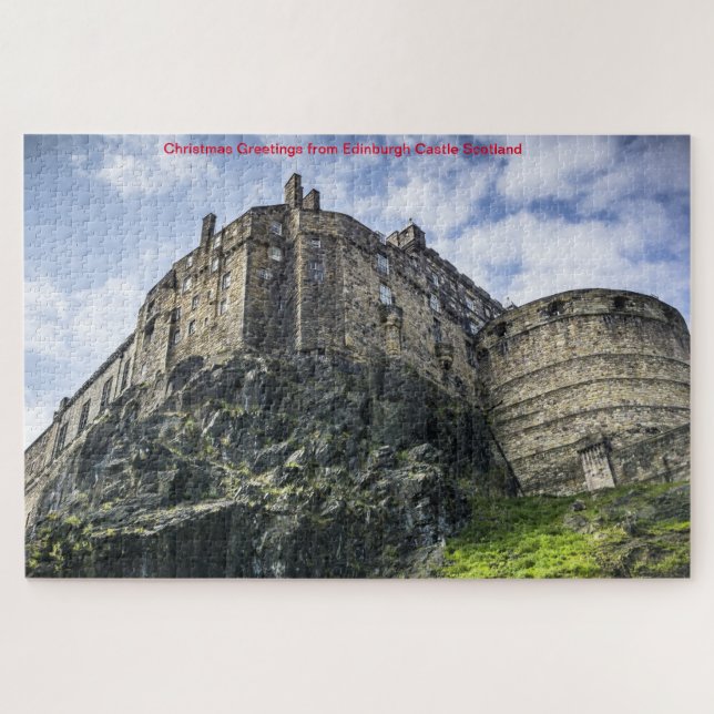 Edinburgh Castle Schottland Puzzle (Horizontal)