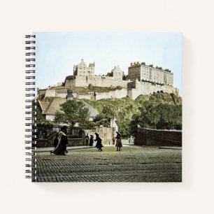 Edinburgh Castle Scotland 1910 Grassmarket Notizbuch