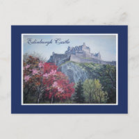 Edinburgh Castle Scotland Gemälde von Pola.B.Alex