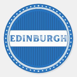 Edinburgh City Pride Emblem – Schottische Identitä Runder Aufkleber
