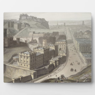 Edinburgh, from Calton Hill, from 'A Voyage Around Fotoplatte