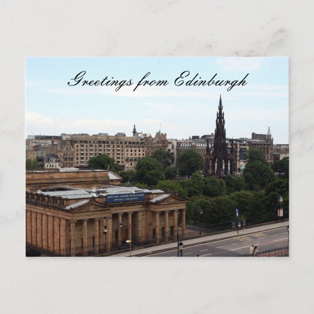 Edinburgh-Galerie Postkarte (Vorderseite)