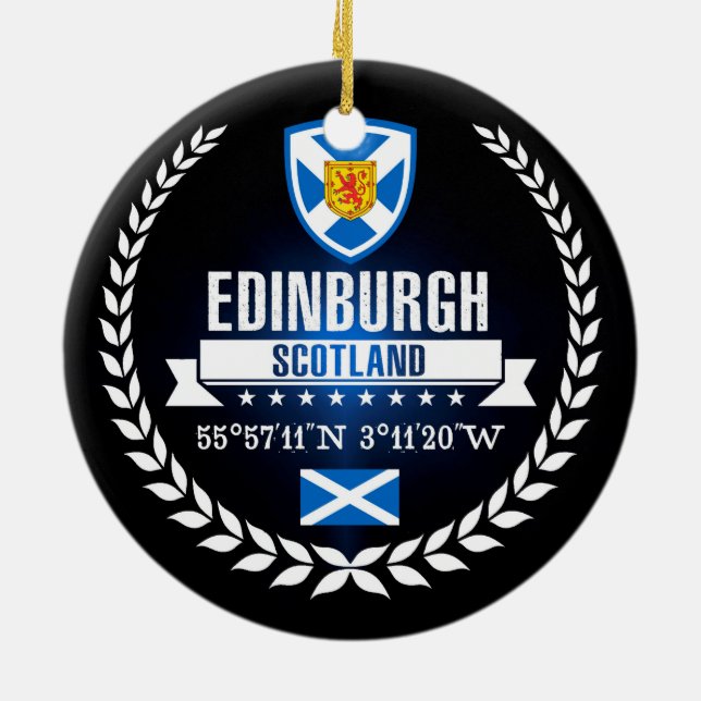 Edinburgh Keramik Ornament (Hinten)
