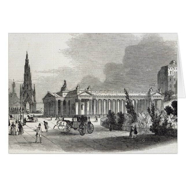 Edinburgh: Königliche Institution und Scott (Vorderseite (Horizontal))