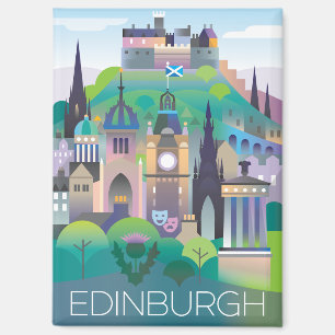 Edinburgh Kühlschrank Magnet