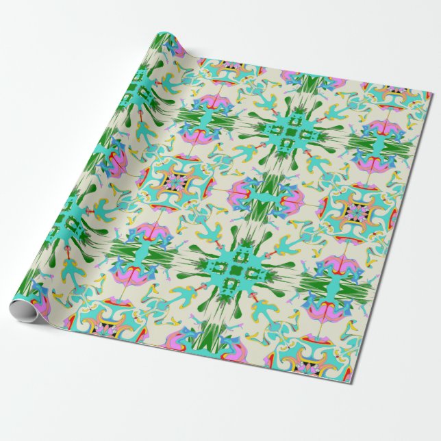 Edinburgh Pattern Wrapping Paper Geschenkpapier (Ungerollt)