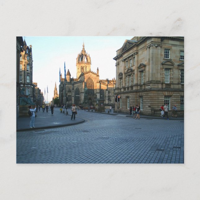 Edinburgh Postkarte (Vorderseite)