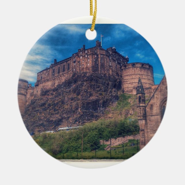 Edinburgh-Schloss Keramikornament (Vorne)