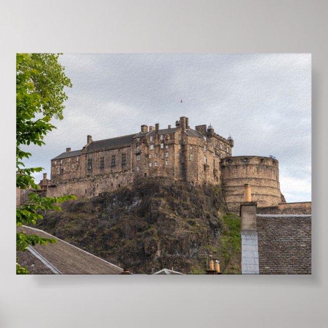 Edinburgh-Schloss Poster (Vorne)