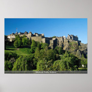 Edinburgh-Schloss, Schottland Poster