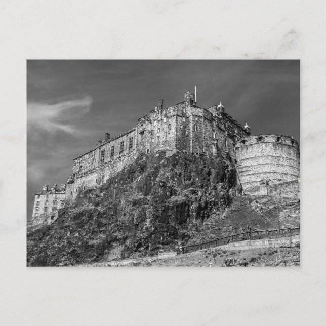 Edinburgh-Schloss, Schottland Postkarte (Vorderseite)