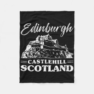 Edinburgh Schloss Schottland Schottisch Europa Url Fleecedecke