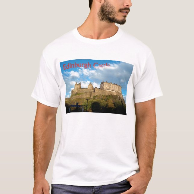 Edinburgh-Schloss-Shirt T-Shirt (Vorderseite)