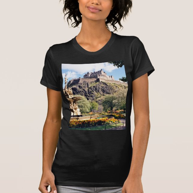 Edinburgh-Schloss T-Shirt (Vorderseite)