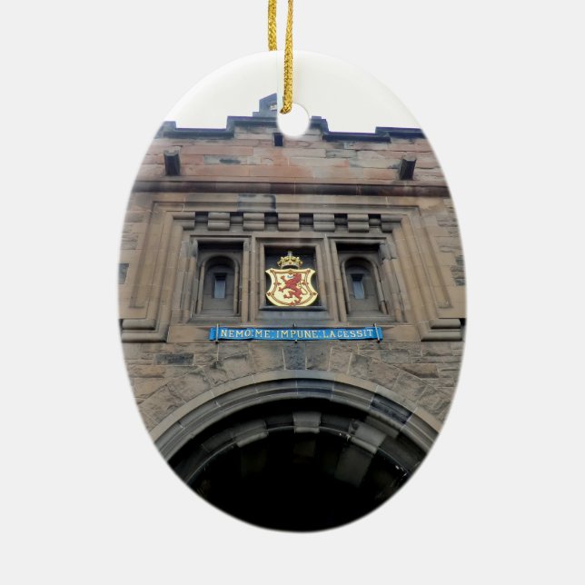 Edinburgh-SchlossGatehouse Keramikornament (Hinten)
