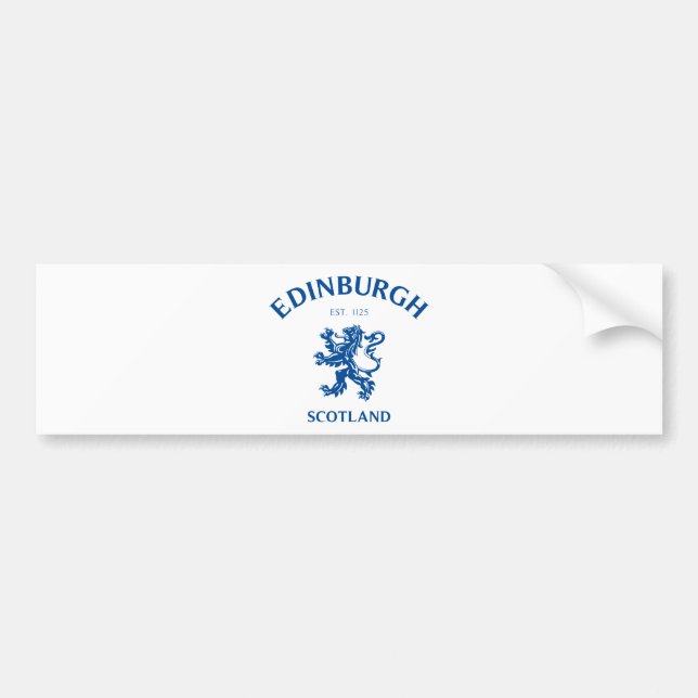 EDINBURGH Schottland Autoaufkleber (Vorne)