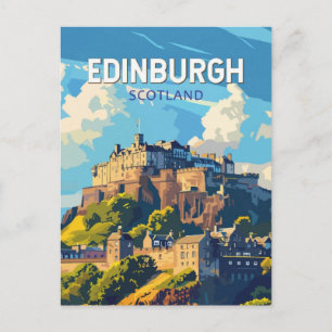Edinburgh Schottland Farbige Postkarte
