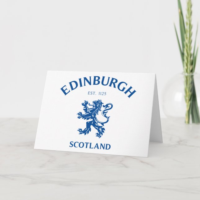EDINBURGH Schottland Karte (Vorderseite)