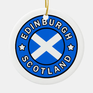 Edinburgh Schottland Keramik Ornament