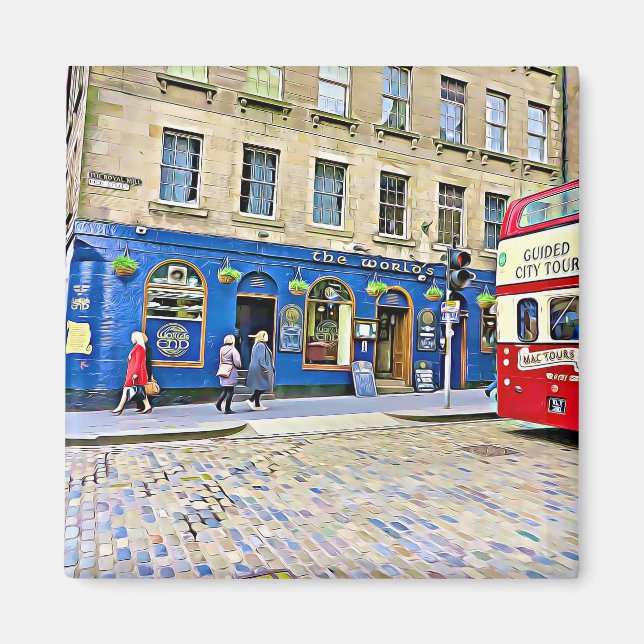 Edinburgh, Schottland Magnet (Vorne)