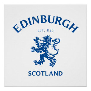 EDINBURGH Schottland Poster