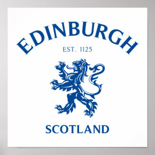 EDINBURGH Schottland Poster