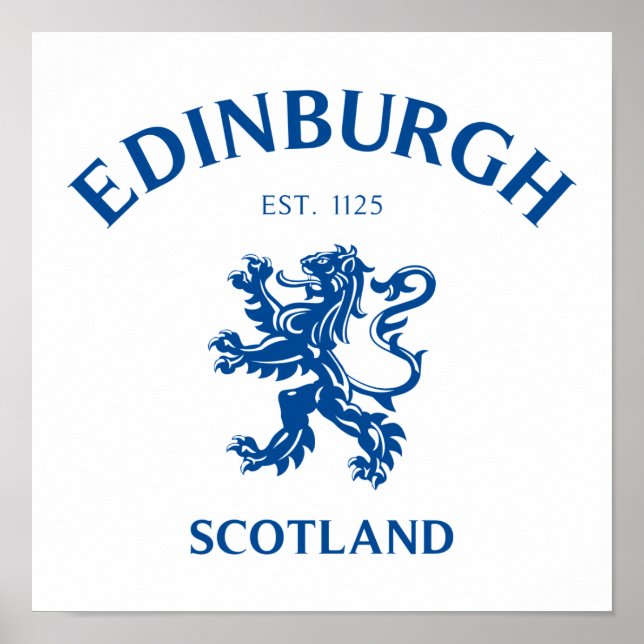 EDINBURGH Schottland Poster (Vorne)