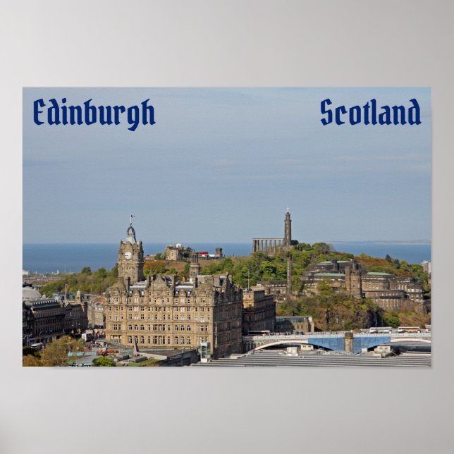 Edinburgh, Schottland Poster (Vorne)