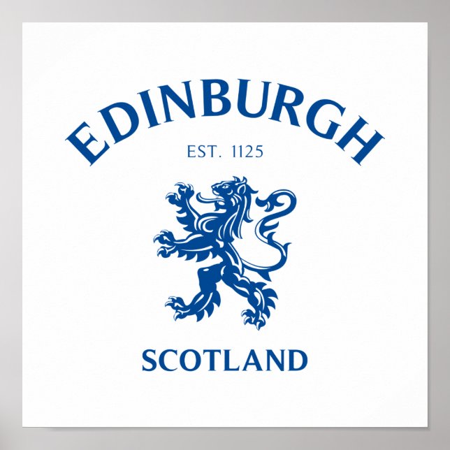 EDINBURGH Schottland Poster (Vorne)