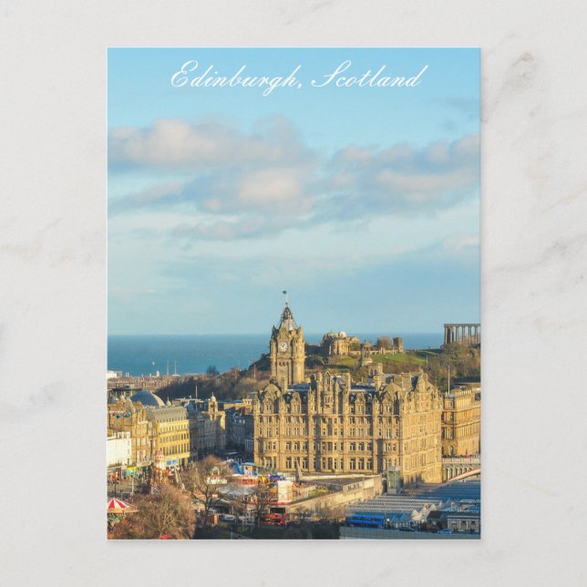 Edinburgh, Schottland Postkarte (Vorderseite)