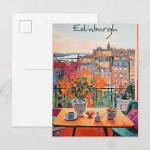 Edinburgh Schottland Reise Stadt Ästhetik Postkarte
